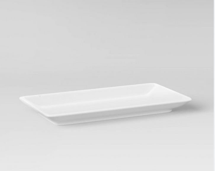 Oblong White Serving